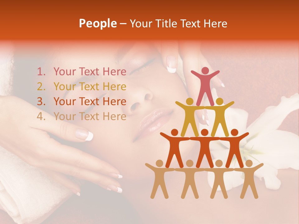 Head Beautiful Relaxation PowerPoint Template