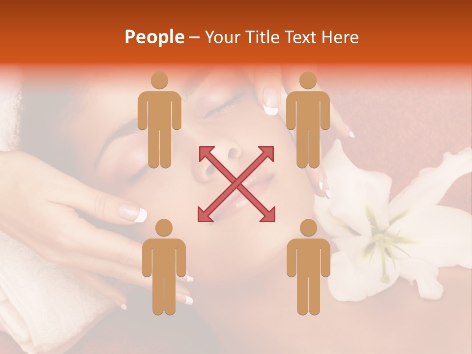 Head Beautiful Relaxation PowerPoint Template