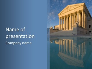 Justice Water United PowerPoint Template