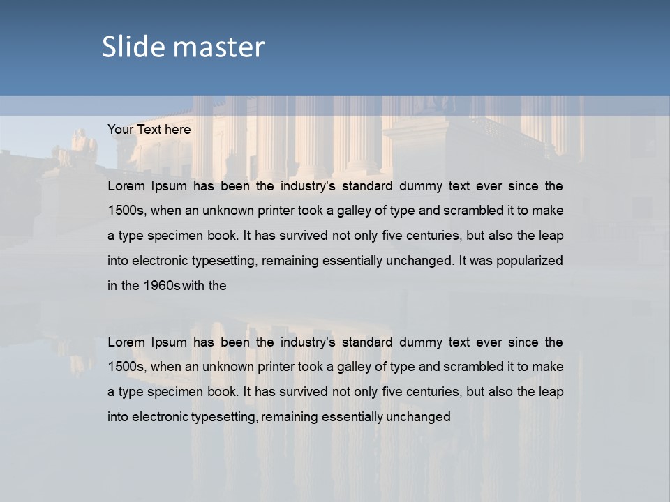 Justice Water United PowerPoint Template