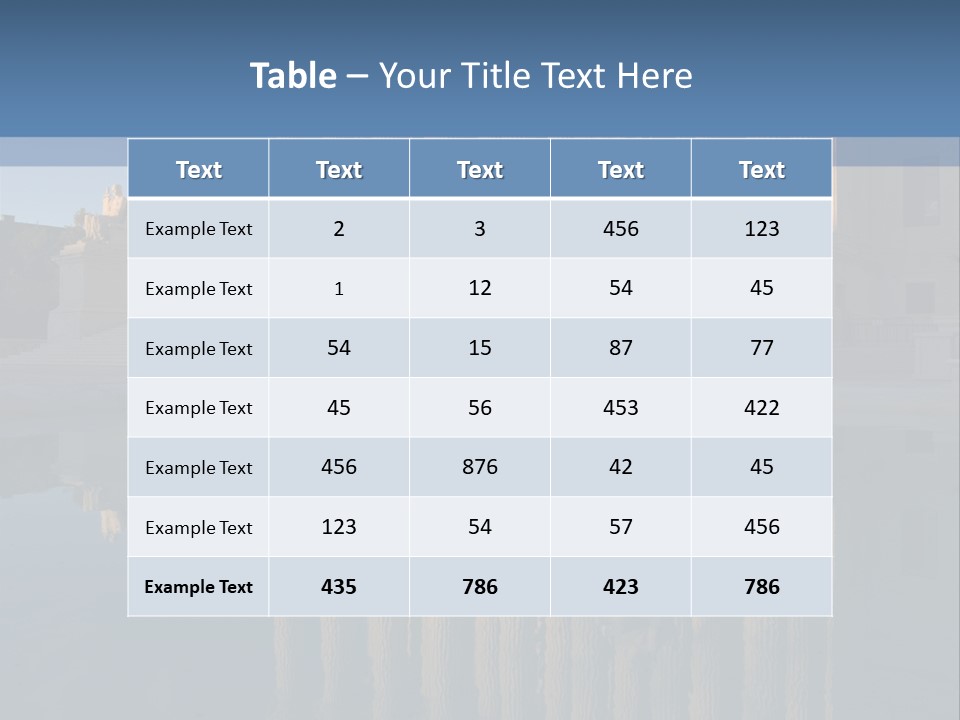 Justice Water United PowerPoint Template