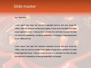 Halloween Party Candy Corn Holiday PowerPoint Template
