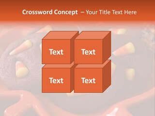 Halloween Party Candy Corn Holiday PowerPoint Template
