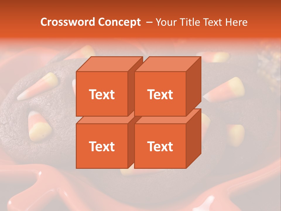 Halloween Party Candy Corn Holiday PowerPoint Template