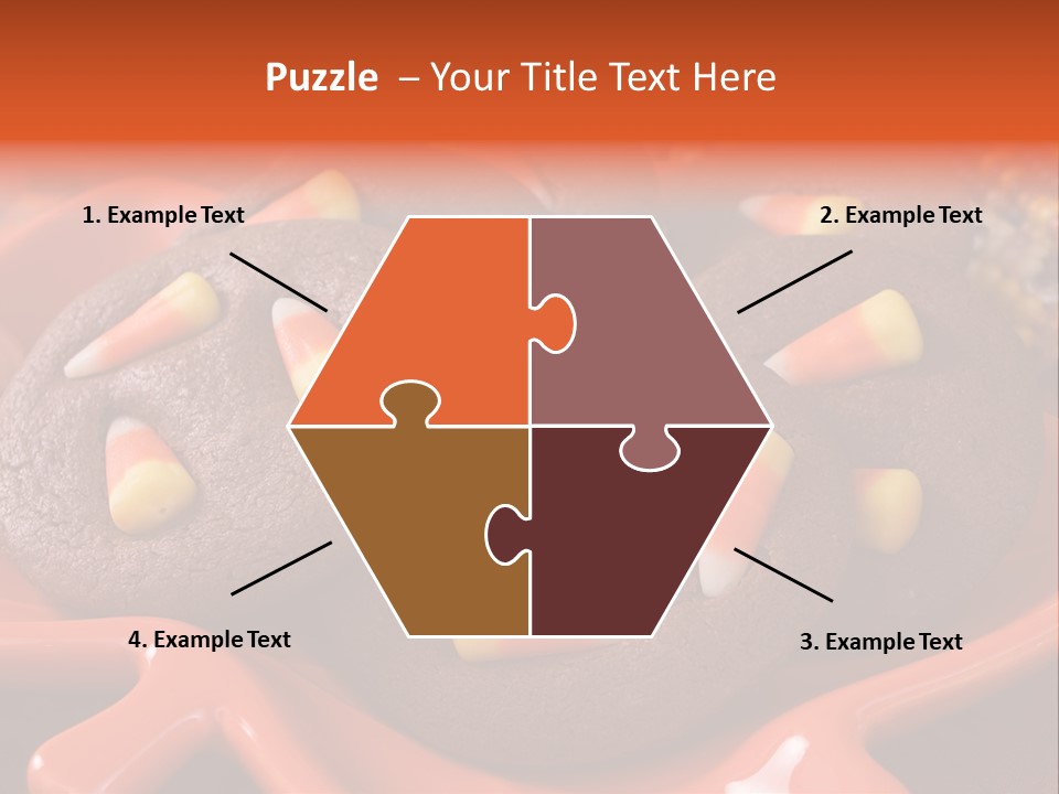 Halloween Party Candy Corn Holiday PowerPoint Template