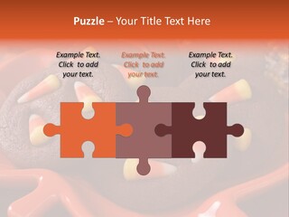 Halloween Party Candy Corn Holiday PowerPoint Template