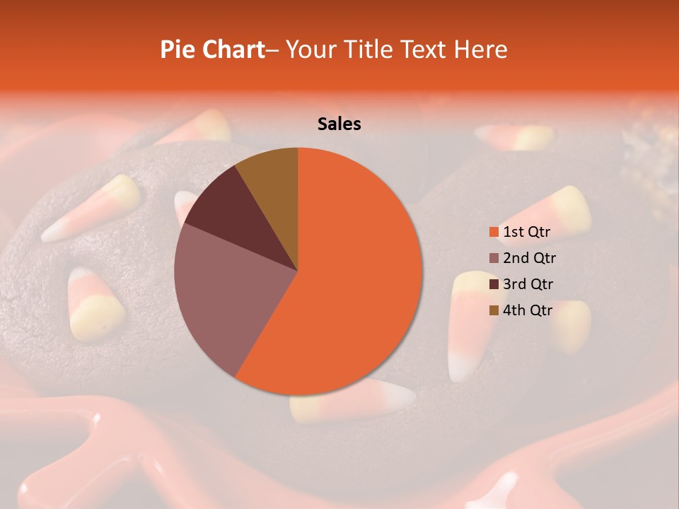 Halloween Party Candy Corn Holiday PowerPoint Template
