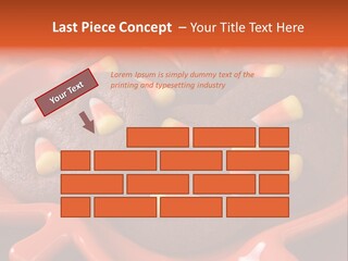 Halloween Party Candy Corn Holiday PowerPoint Template