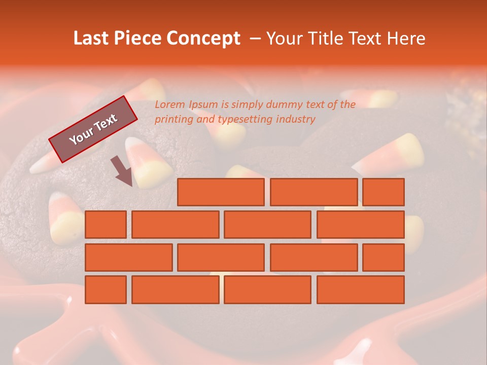 Halloween Party Candy Corn Holiday PowerPoint Template
