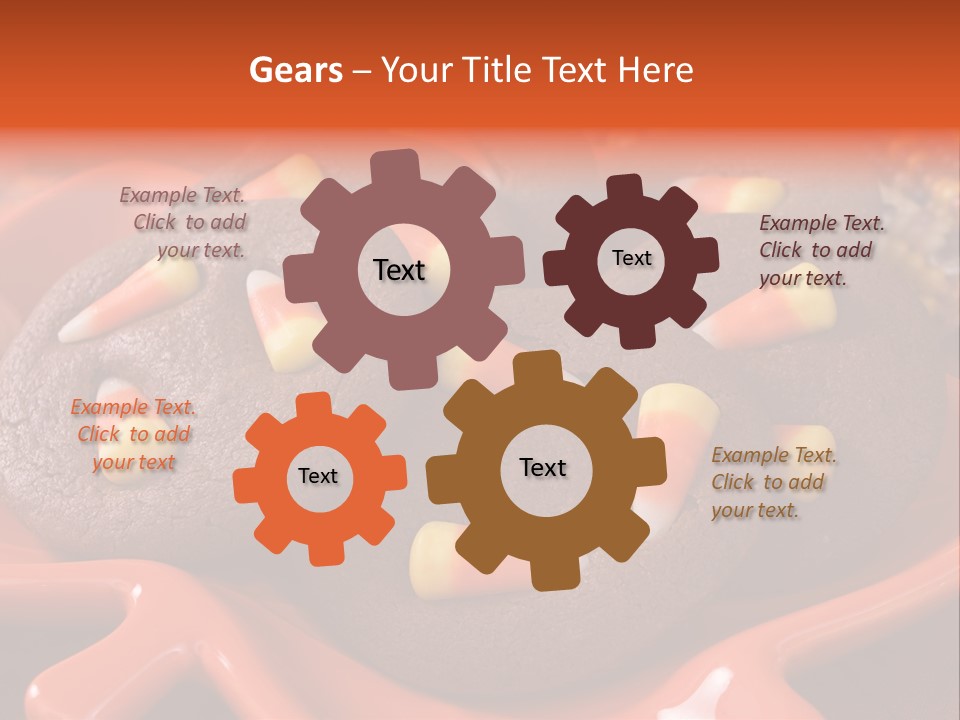 Halloween Party Candy Corn Holiday PowerPoint Template