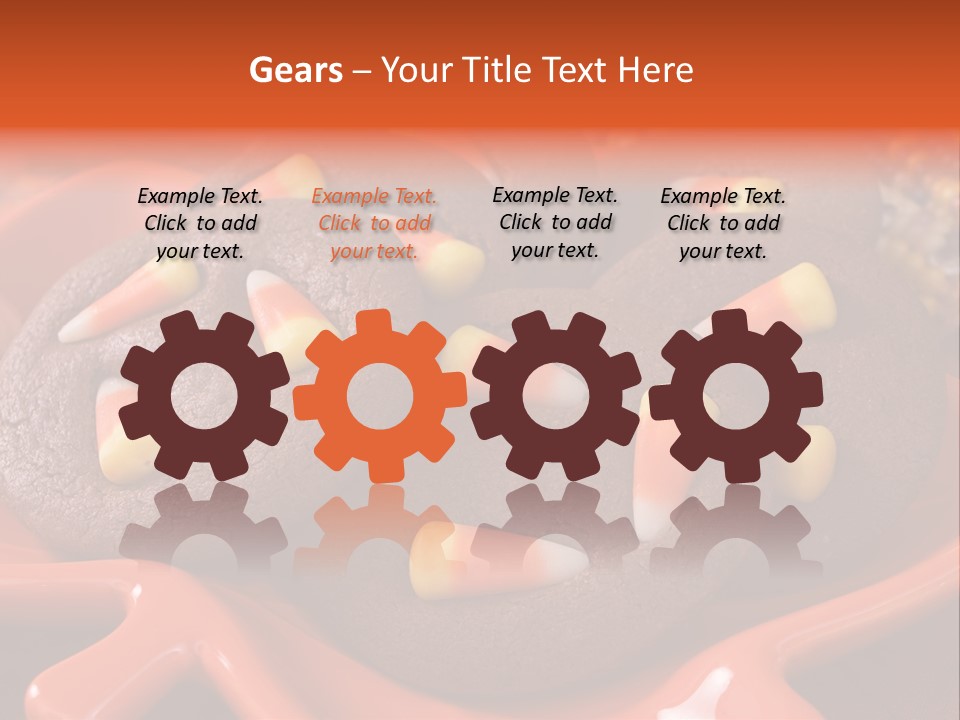 Halloween Party Candy Corn Holiday PowerPoint Template