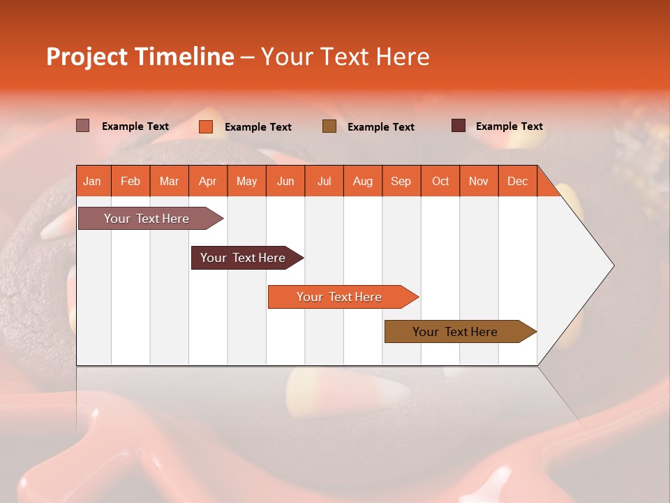 Halloween Party Candy Corn Holiday PowerPoint Template