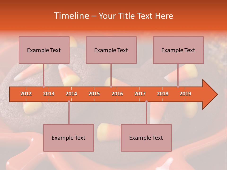 Halloween Party Candy Corn Holiday PowerPoint Template