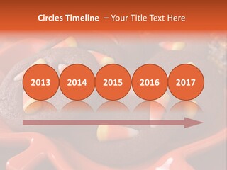 Halloween Party Candy Corn Holiday PowerPoint Template