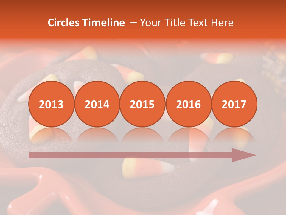 Halloween Party Candy Corn Holiday PowerPoint Template