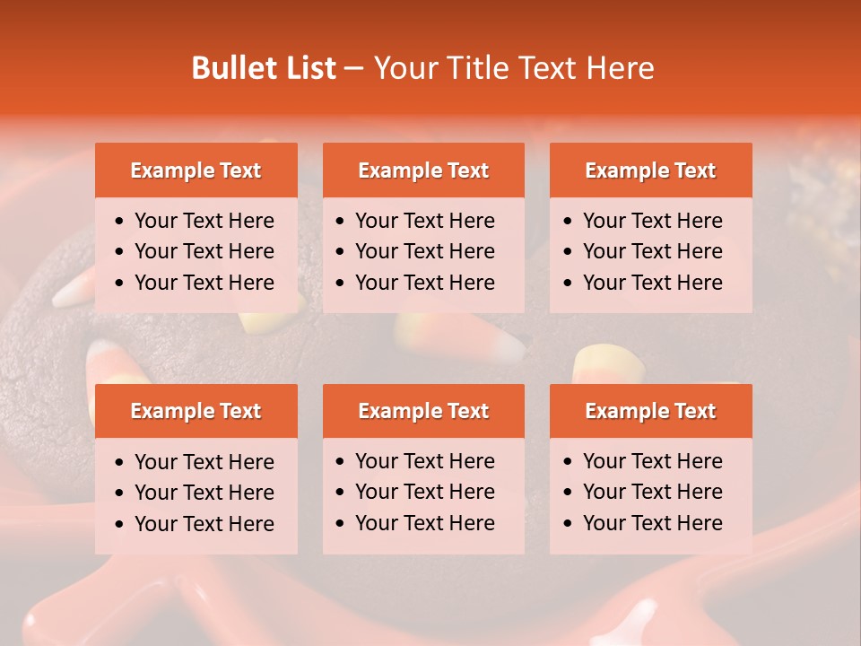 Halloween Party Candy Corn Holiday PowerPoint Template