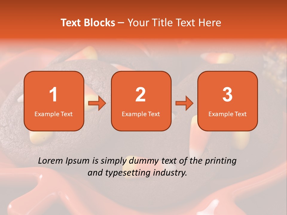 Halloween Party Candy Corn Holiday PowerPoint Template