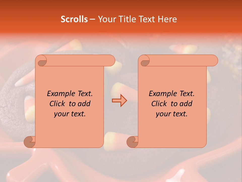 Halloween Party Candy Corn Holiday PowerPoint Template