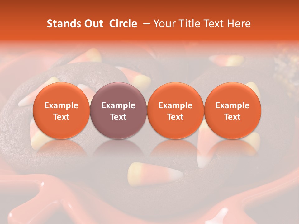 Halloween Party Candy Corn Holiday PowerPoint Template