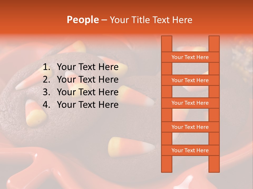 Halloween Party Candy Corn Holiday PowerPoint Template