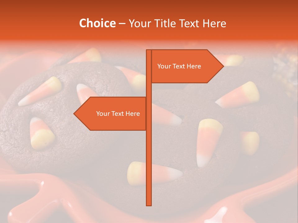 Halloween Party Candy Corn Holiday PowerPoint Template