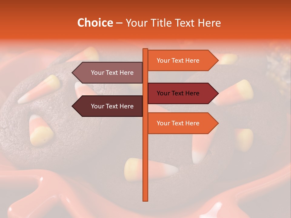 Halloween Party Candy Corn Holiday PowerPoint Template