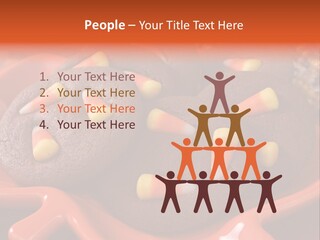 Halloween Party Candy Corn Holiday PowerPoint Template