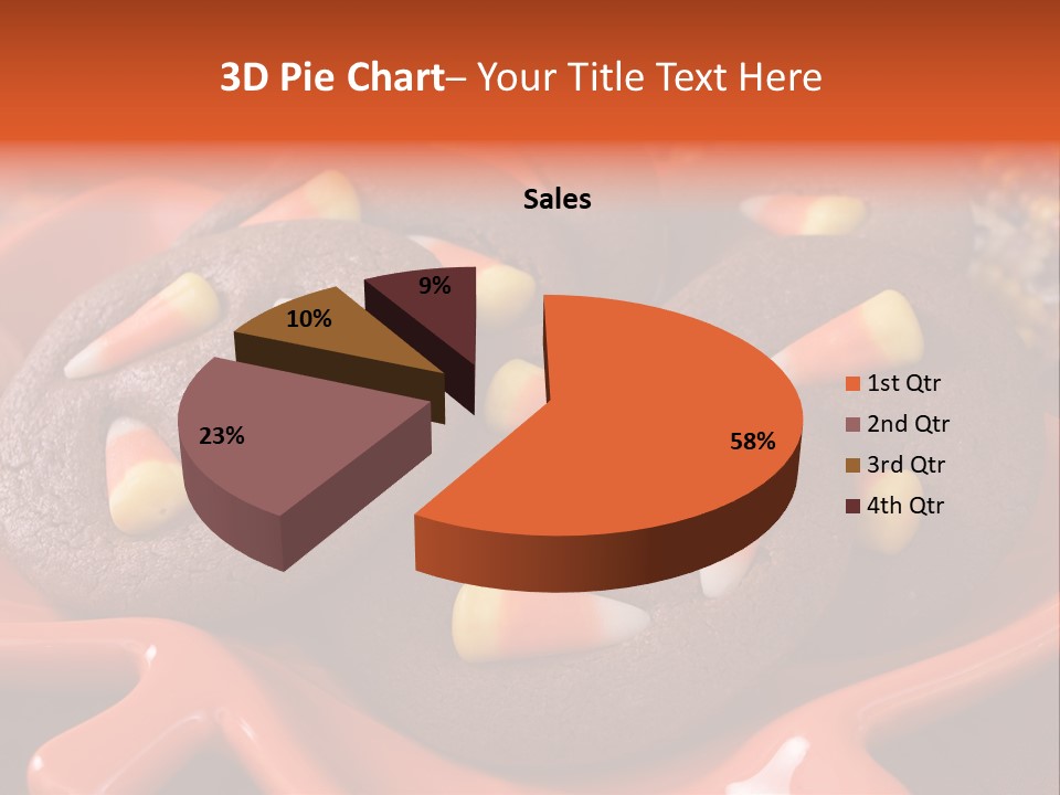 Halloween Party Candy Corn Holiday PowerPoint Template