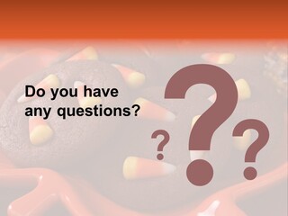 Halloween Party Candy Corn Holiday PowerPoint Template