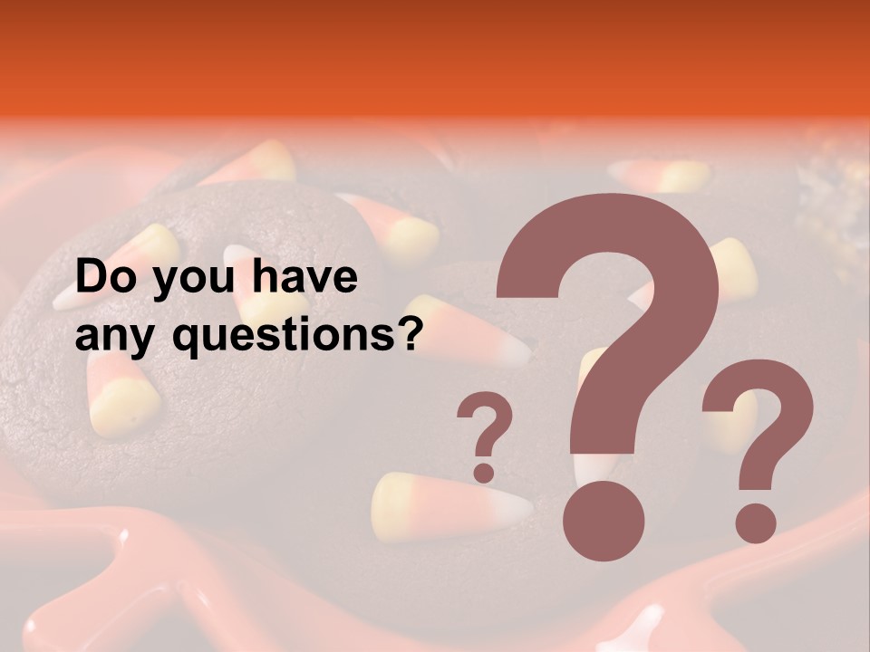 Halloween Party Candy Corn Holiday PowerPoint Template