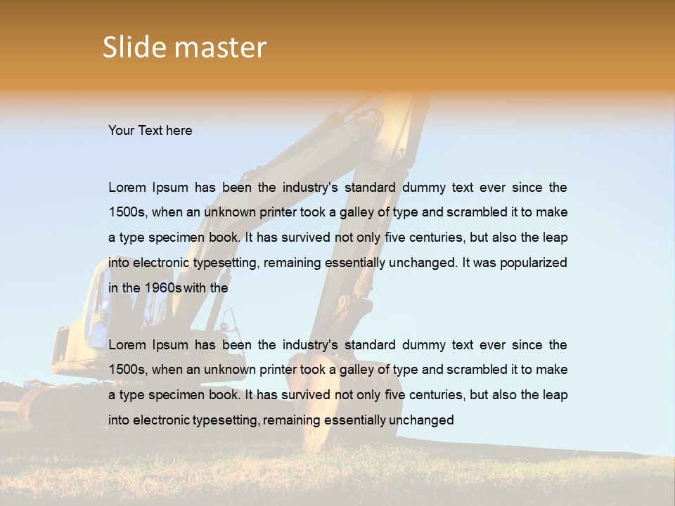 Wheel Contractor Workplace PowerPoint Template