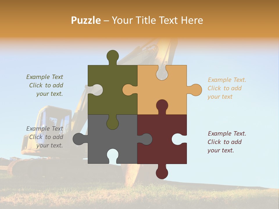 Wheel Contractor Workplace PowerPoint Template