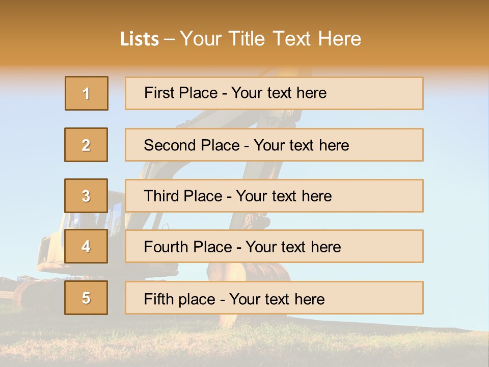 Wheel Contractor Workplace PowerPoint Template