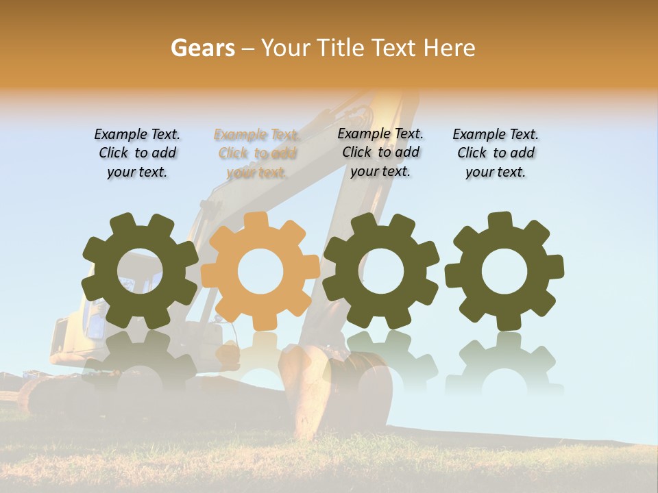 Wheel Contractor Workplace PowerPoint Template