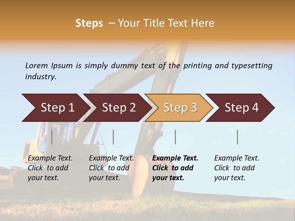 Wheel Contractor Workplace PowerPoint Template
