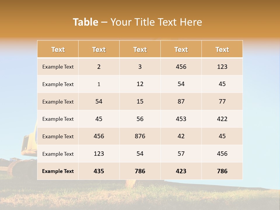 Wheel Contractor Workplace PowerPoint Template