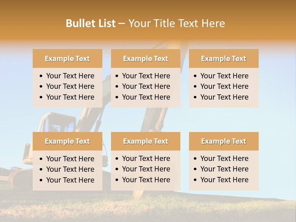 Wheel Contractor Workplace PowerPoint Template