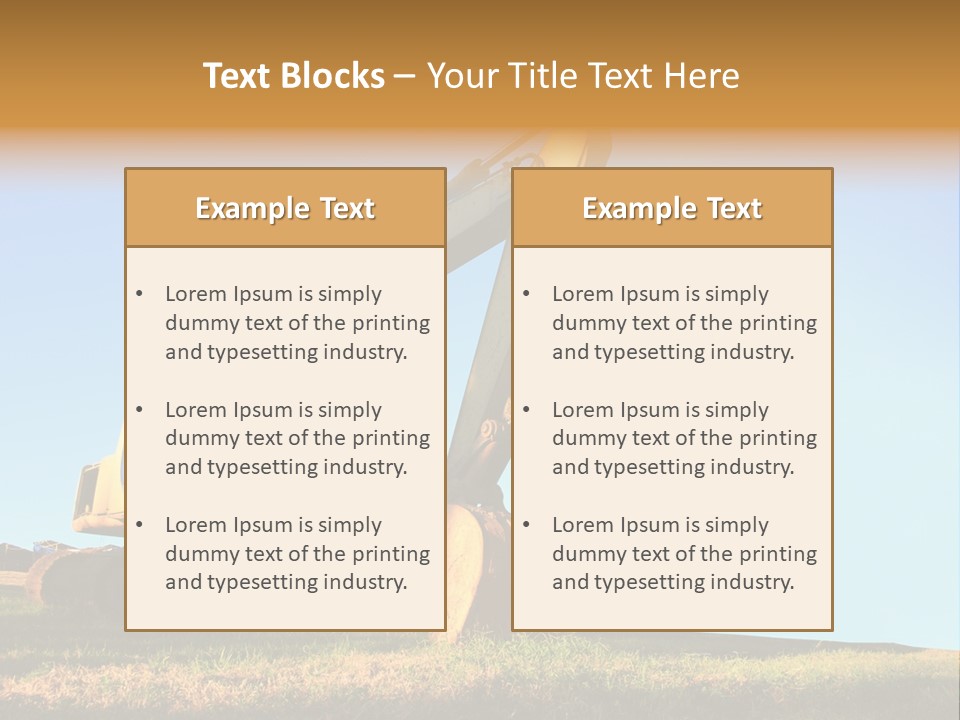 Wheel Contractor Workplace PowerPoint Template