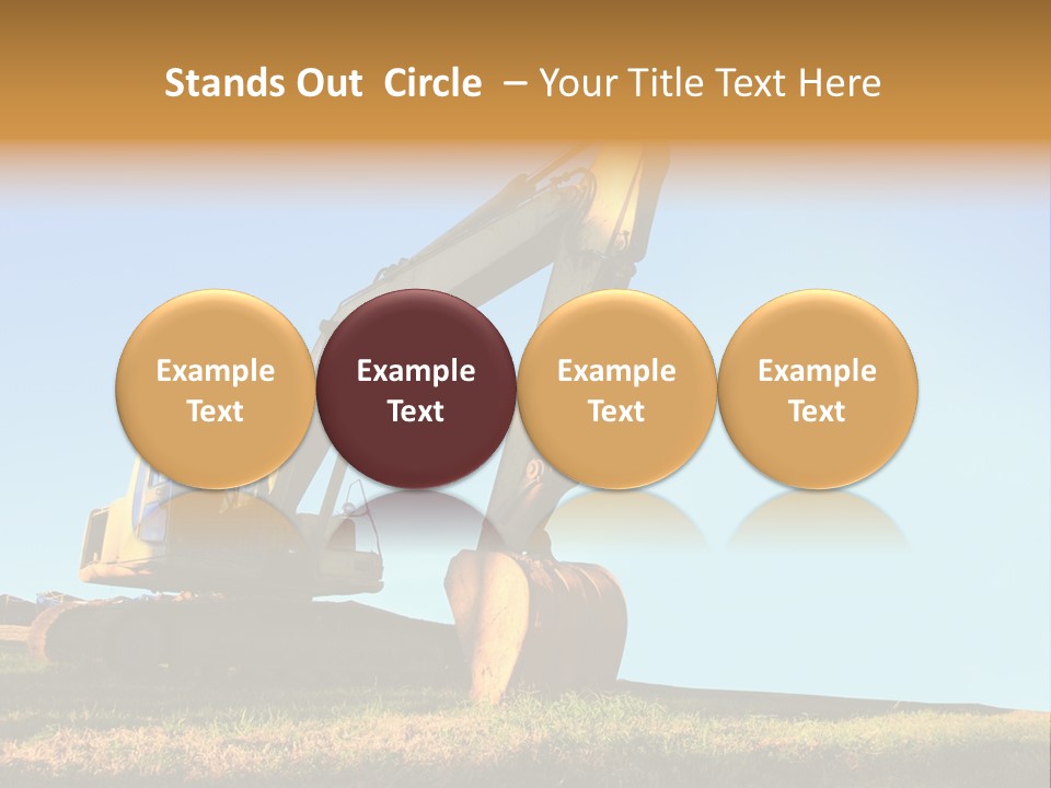 Wheel Contractor Workplace PowerPoint Template