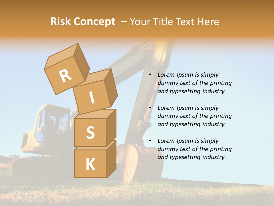 Wheel Contractor Workplace PowerPoint Template