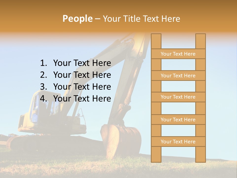 Wheel Contractor Workplace PowerPoint Template