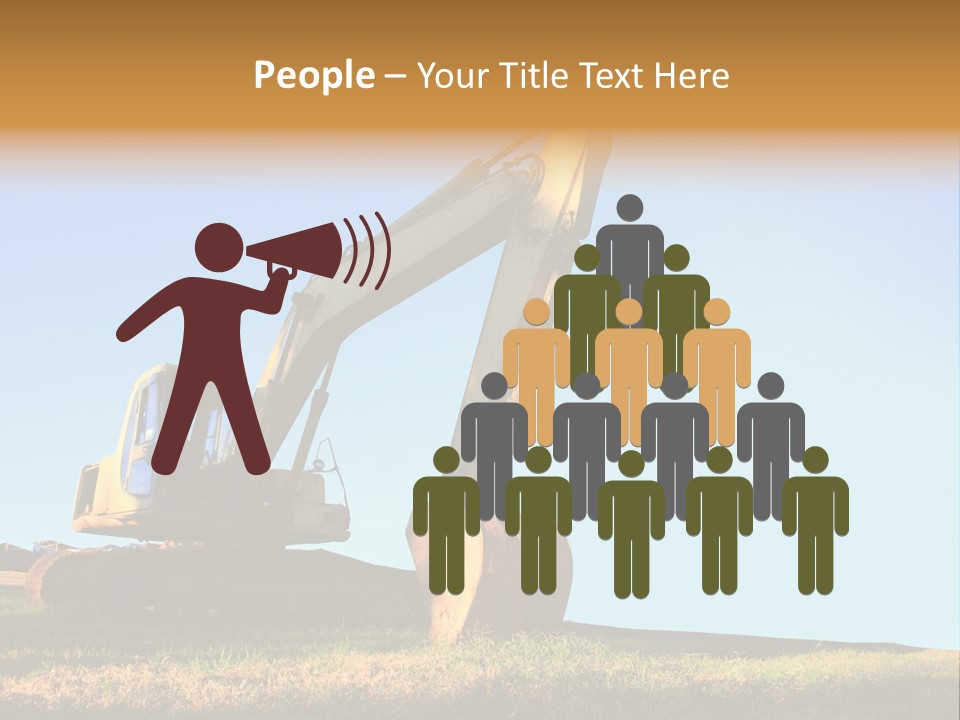 Wheel Contractor Workplace PowerPoint Template