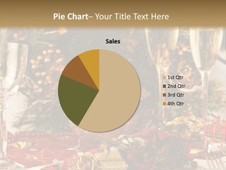 Dinner Table Yule PowerPoint Template