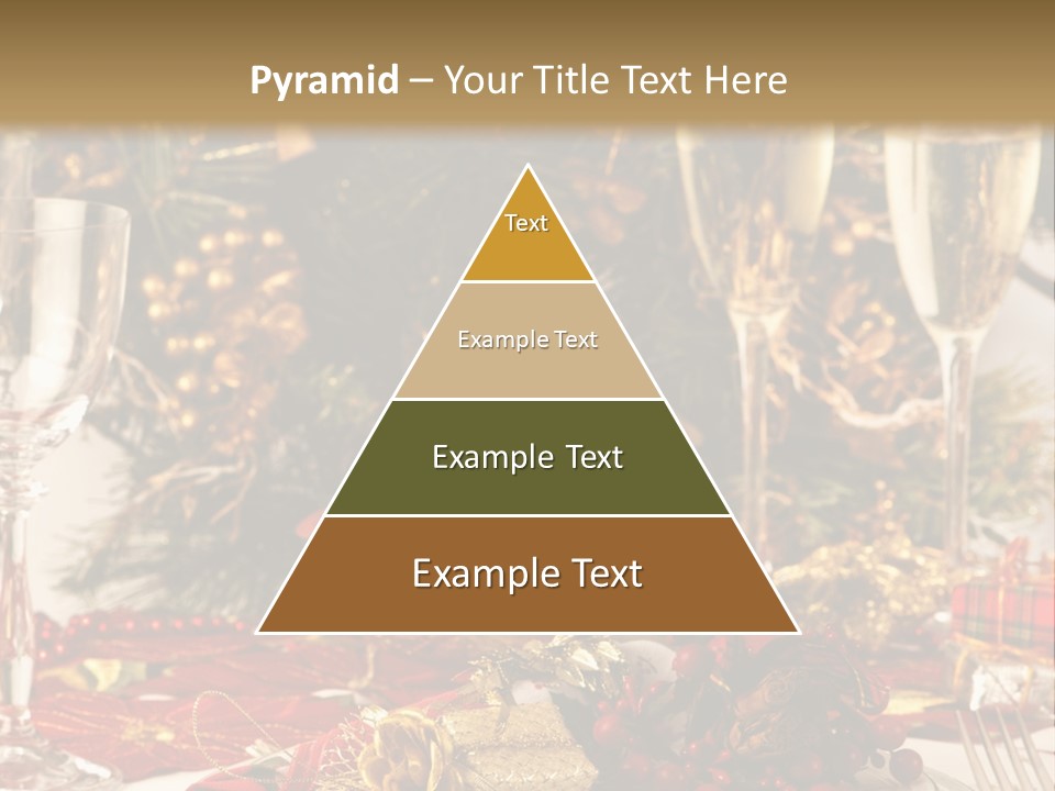 Dinner Table Yule PowerPoint Template