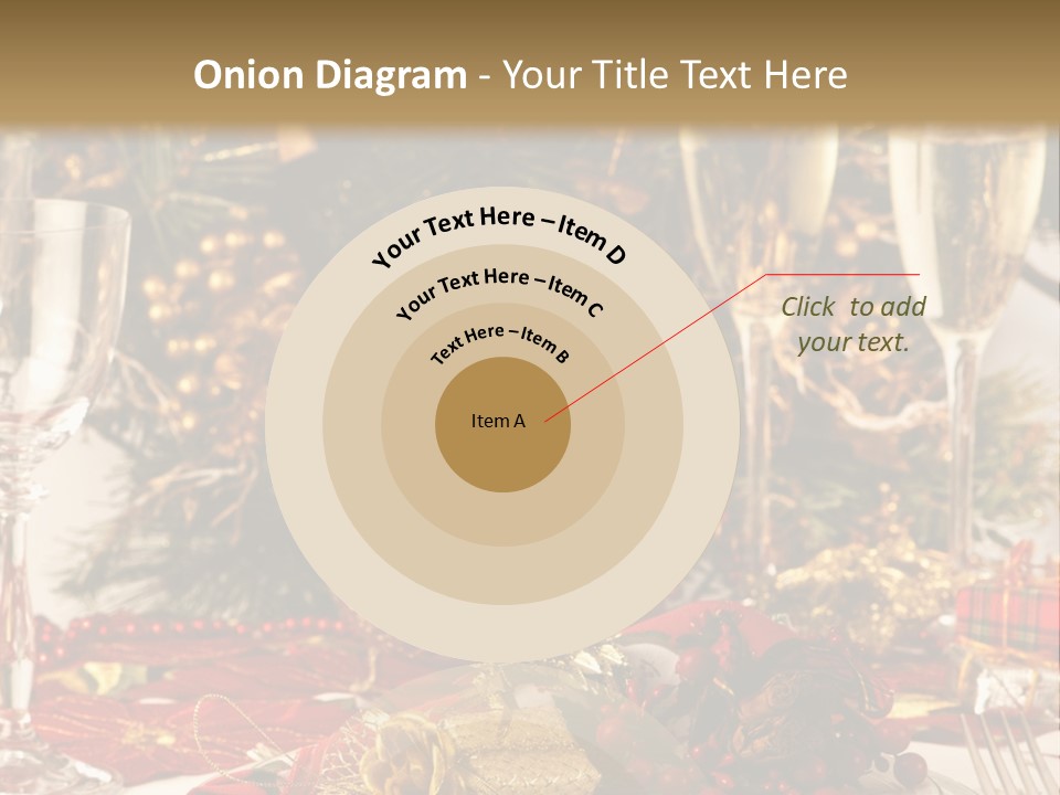 Dinner Table Yule PowerPoint Template
