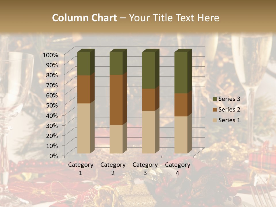 Dinner Table Yule PowerPoint Template