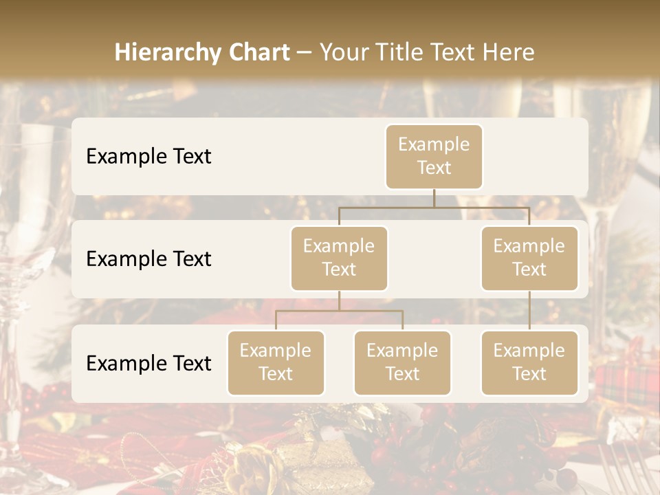 Dinner Table Yule PowerPoint Template