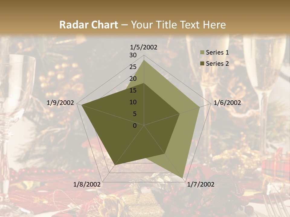 Dinner Table Yule PowerPoint Template