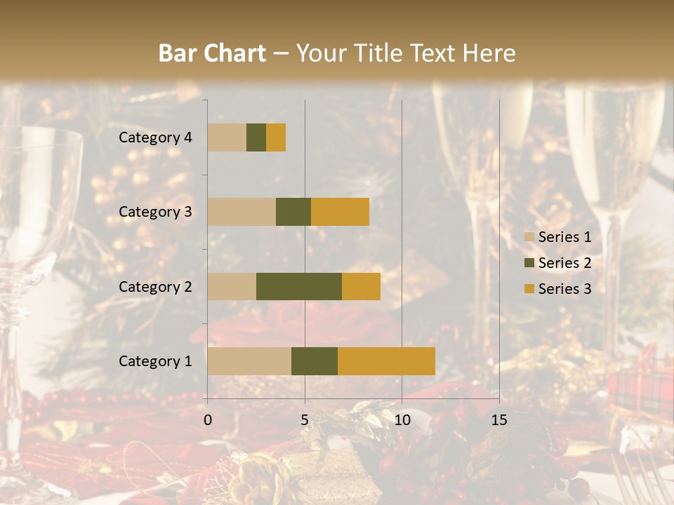 Dinner Table Yule PowerPoint Template