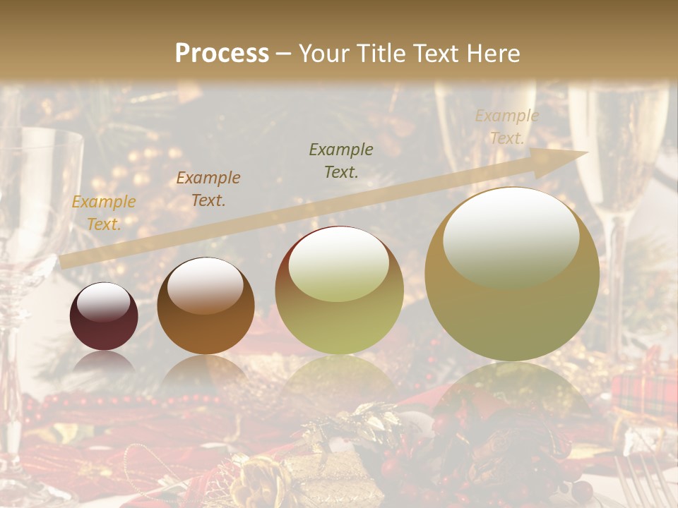 Dinner Table Yule PowerPoint Template